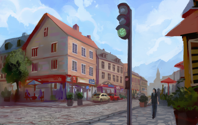 city