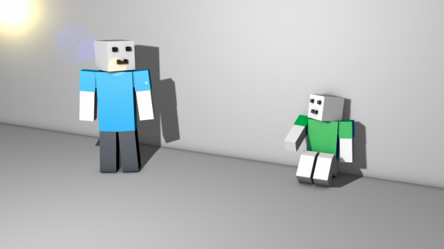 3D модель героев minecraft