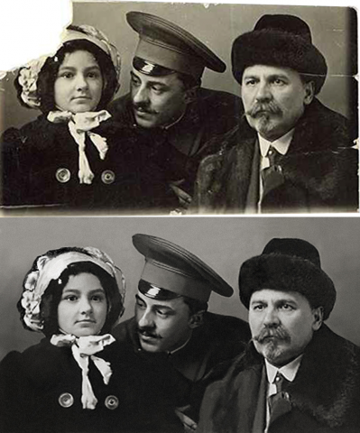 Реставрация старинной фотографии