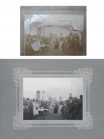 Реставрация фотографии и восстановление паспарту
