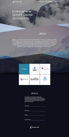 Лендинг "Gardian Hill"