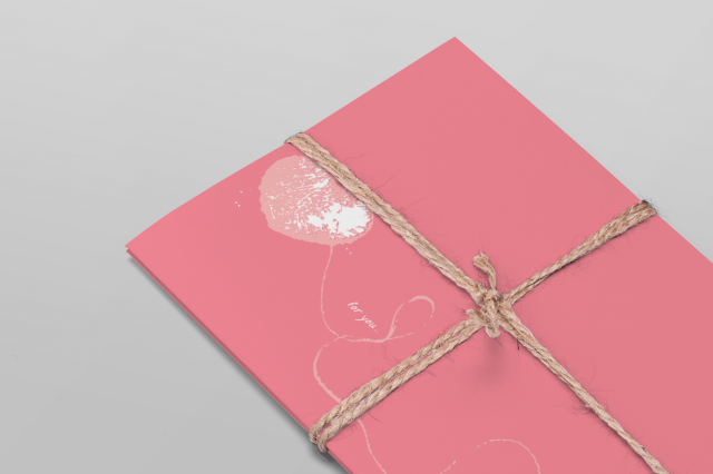 A series of postcards on Valentine's Day