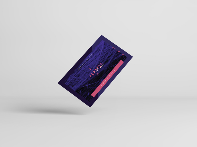 Visiting card and logo for PROKERATIN company