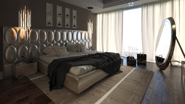 Спальня в стиле Арт-деко