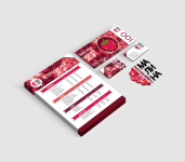 Фирменный стиль. Студия красоты Малина.