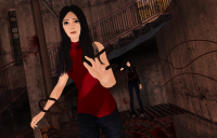 3D набросок сцены к ужастику