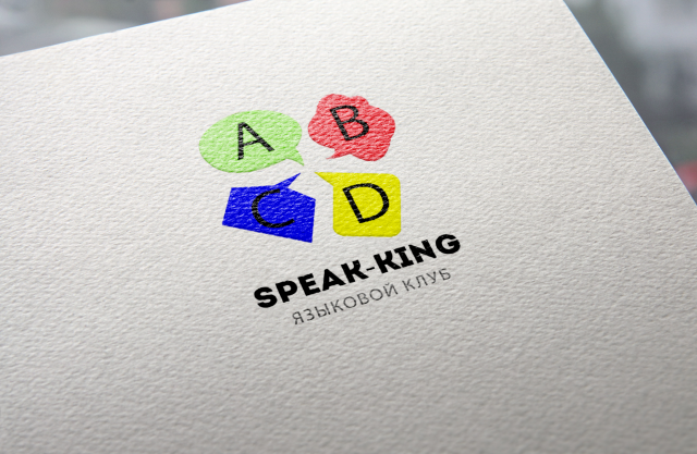 Разработка логотипа для языкового клуба Speak-King