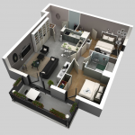 3D визуализация интерьера