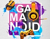 Разработка имиджевого плаката для Gamanoid