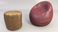 пуфики low poly