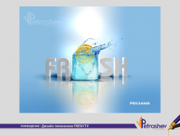 рекламная "перебивка" для телеканала FRESH TV