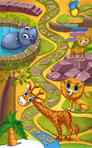 Карта Zoo-Африка