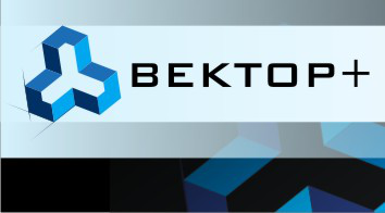 Логотип для компании "Вектор+"