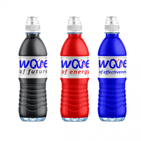 Бутылки с водой, для EMS-фитнес студии "Fitness Wave"