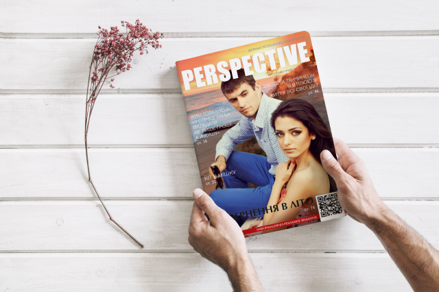 Верстка журнала "Perspective"