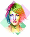 Потрет по фотографии в стиле WPAP