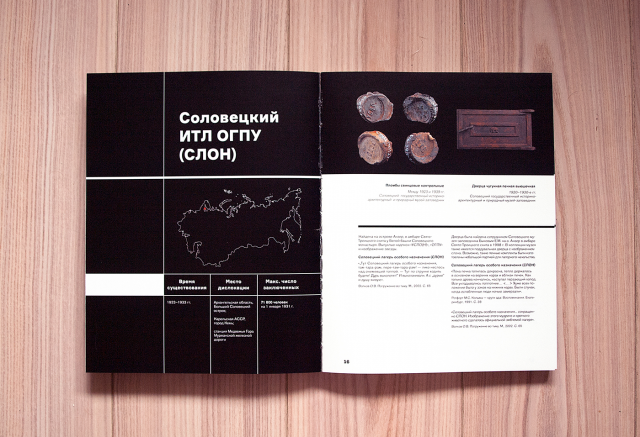 Каталог выставки «От Соловков до Колымы» в Музее истории ГУЛАГа