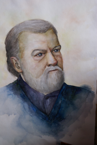 Портрет акварелью
