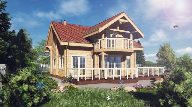 Проект дома из бруса