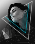 Портрет в стиле LowPoly