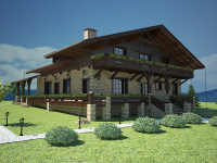 Индивидуальный жилой дом "Шале" 01