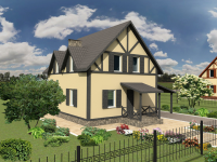 3D визуализация поселка "Шале" 06