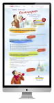 Llanding page для французского медикамента
