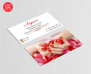 Визитки мастера маникюра