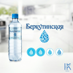 Логотип бренда минеральной воды Беркутинская