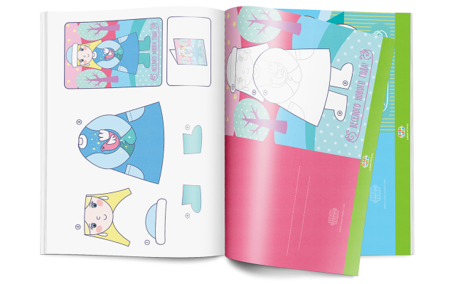 Collage game for kids