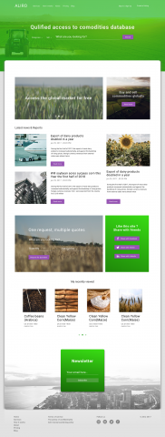 UI/UX дизайн торговой аграрной платформы