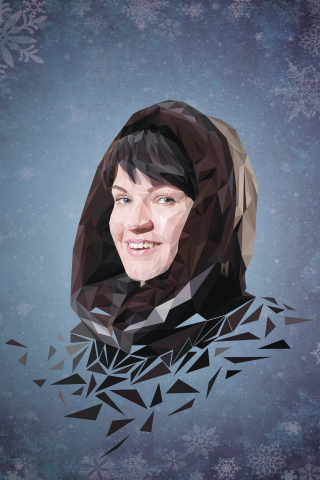 Портрет в стиле Low Poly