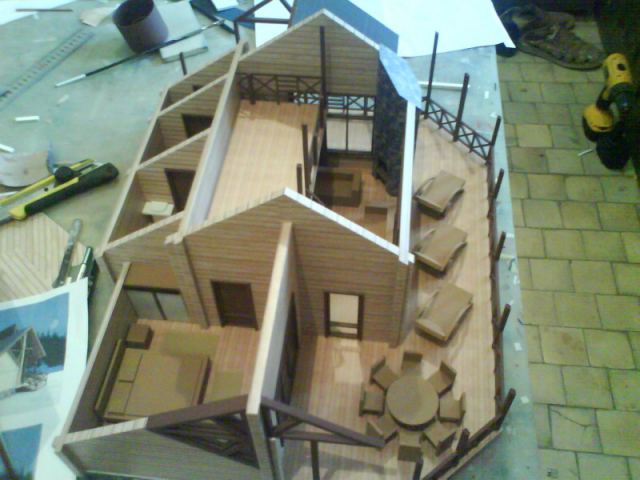 Макет кемпинга