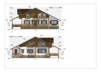 Дом "Шале" План, Фасады