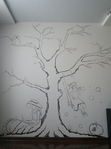 Роспись стен.