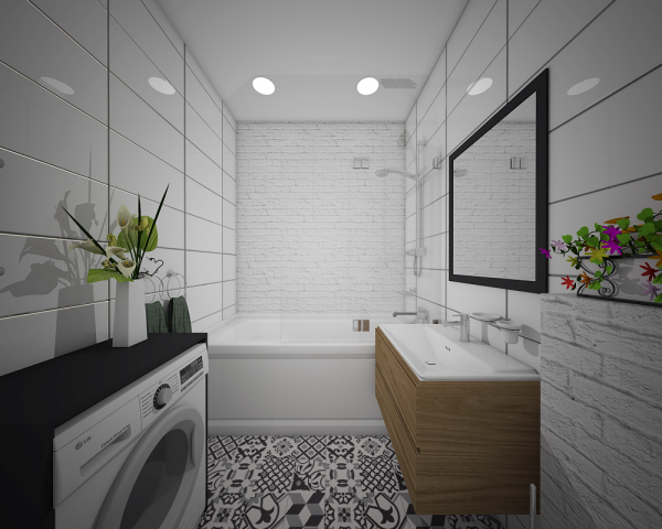 Дизайн санузла в скандинавском стиле