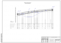 Продольный профиль трассы телефонной канализации
