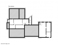проектная графика котеджа в Романково