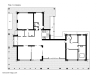 проектная графика котеджа в Романково