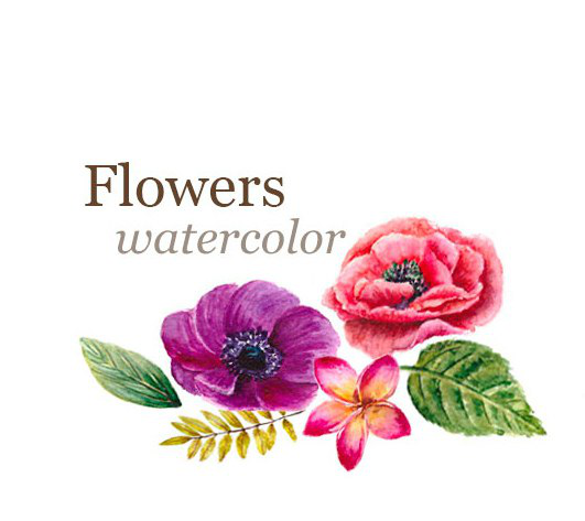 Акварельный логотип