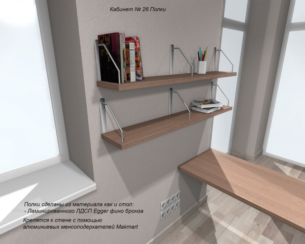 Полки в кабинет