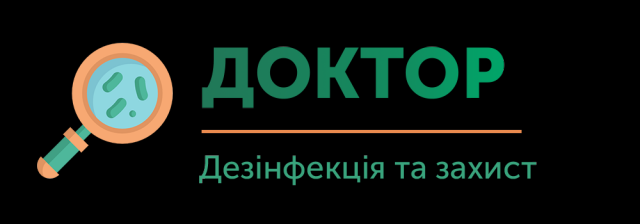 Логотип компании по продаже дез. средств "Доктор"
