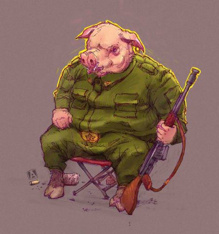Военный свин