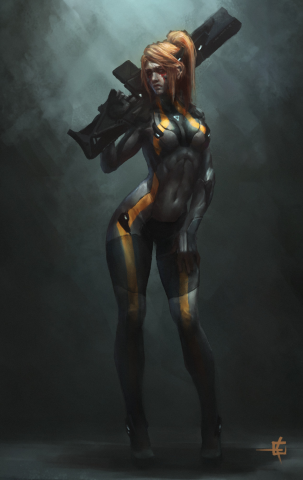 Sci-fi girl