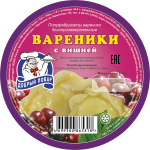 Этикетка "Вареники с вишней"