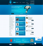 Сайт компании торгующей электронным оборудованием