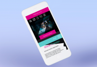 Лендинг для видеостудии мобильная версия