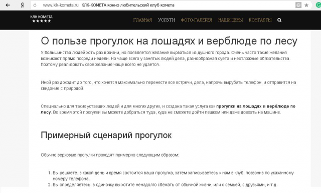 Катание на лошадях и верблюдах по лесу