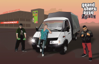 Плакат в стиле GTA