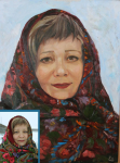 Портрет 30х40, масло